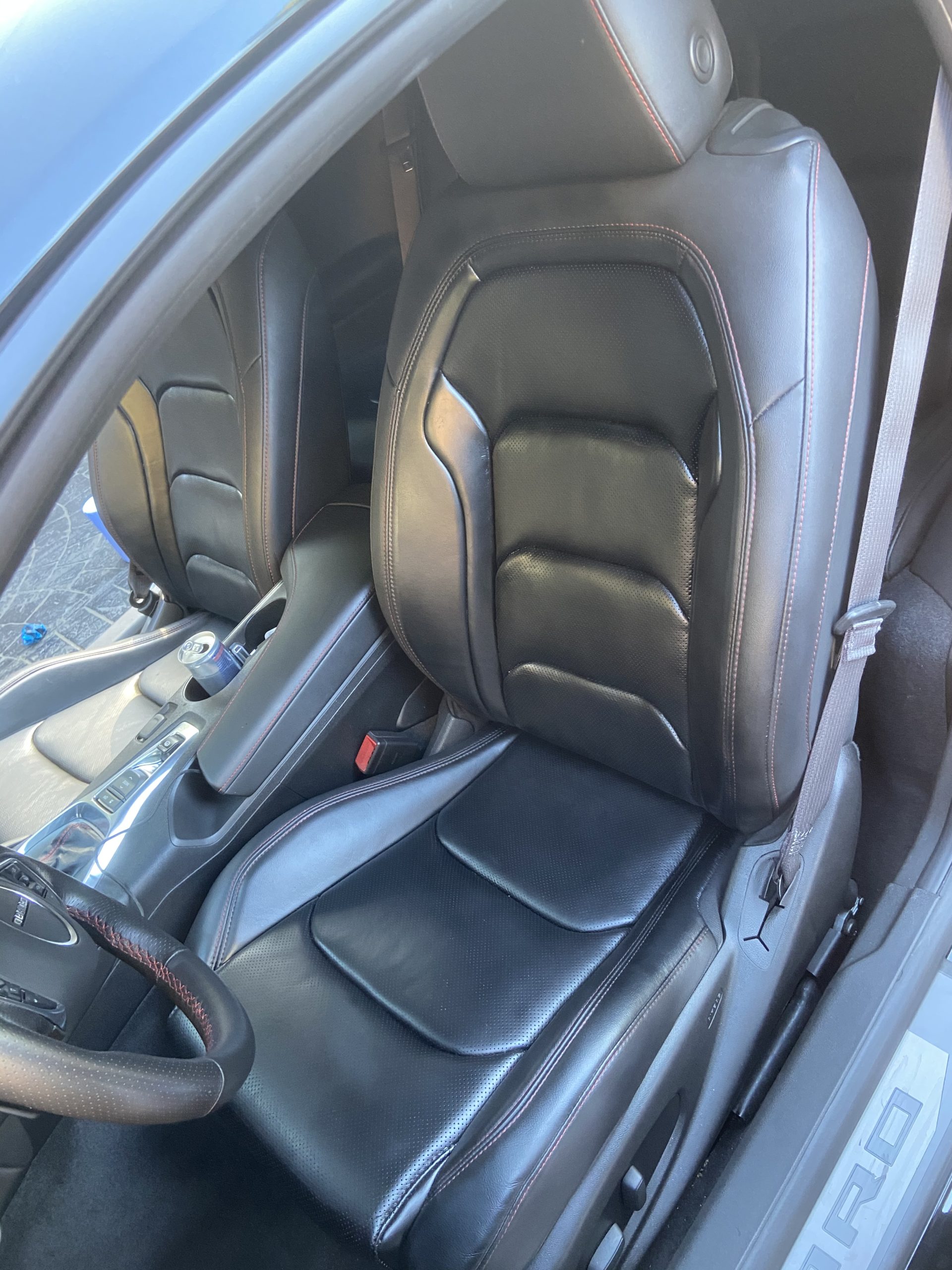 Red To Black Car Interior Colour Change Mobileleatherrepairs